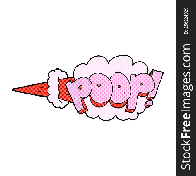 freehand drawn cartoon poop explosion