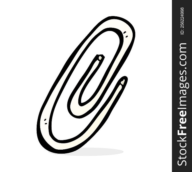 Cartoon Paperclip