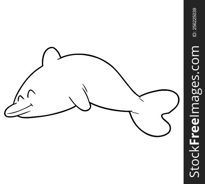 cartoon dolphin. cartoon dolphin
