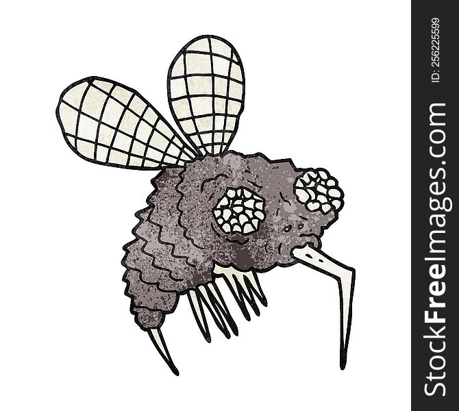 Textured Cartoon Fly