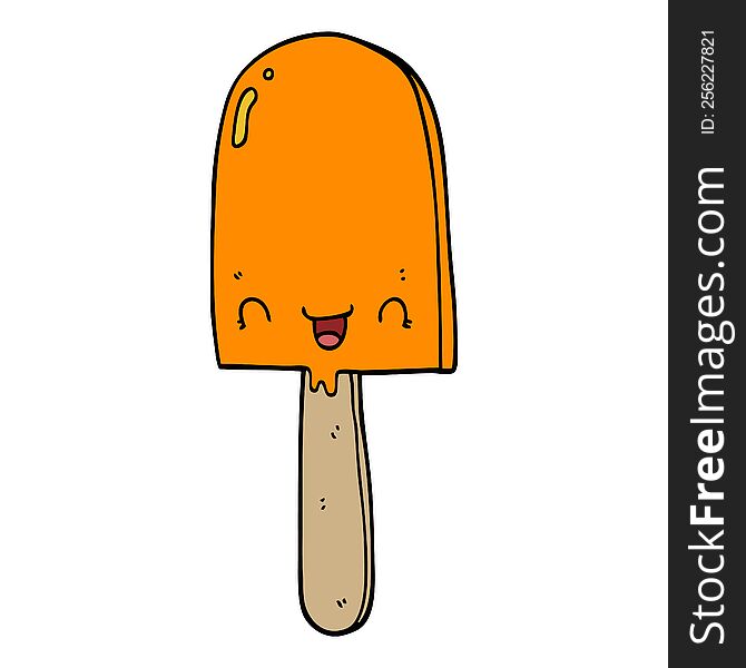 Cartoon Ice Lolly