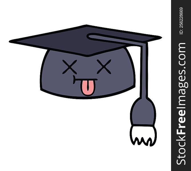 Cute Cartoon Graduation Hat