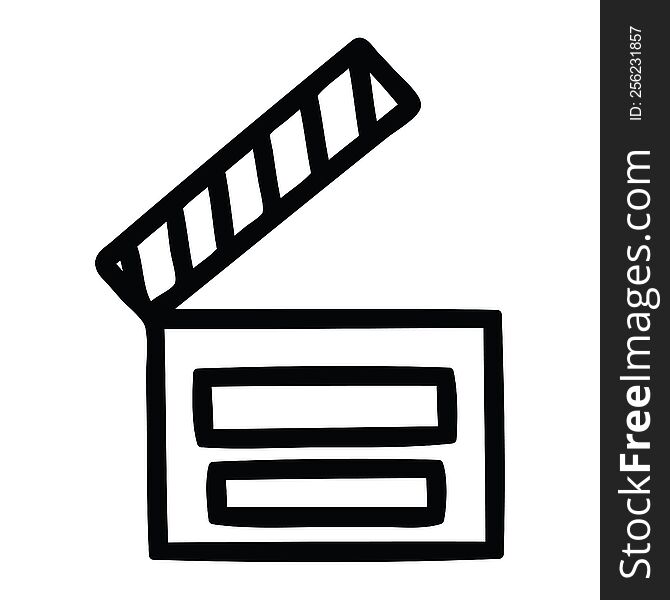 Movie Clapper Board Icon