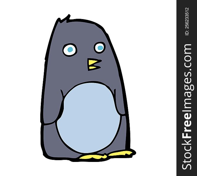 cartoon penguin