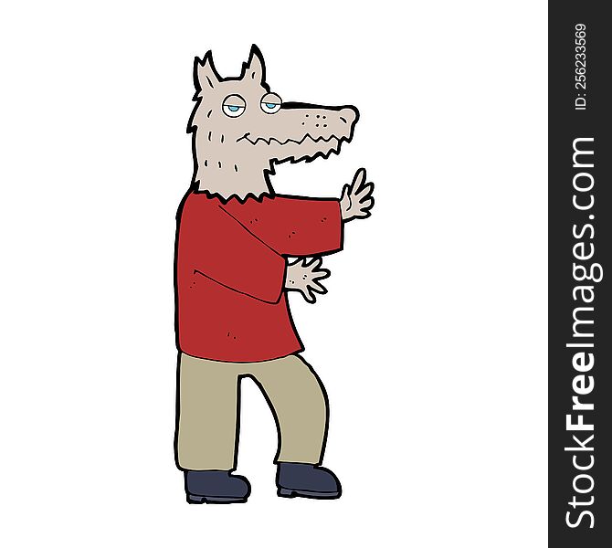 Cartoon Werewolf