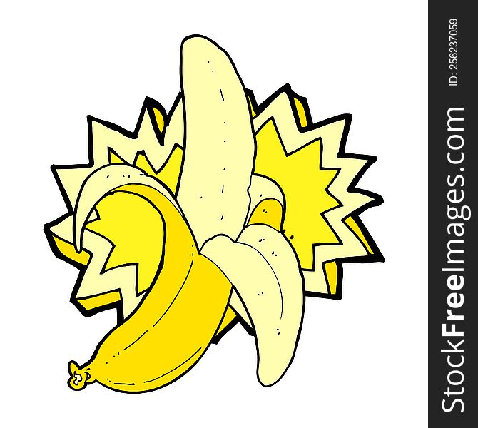 Cartoon Banana Symbol