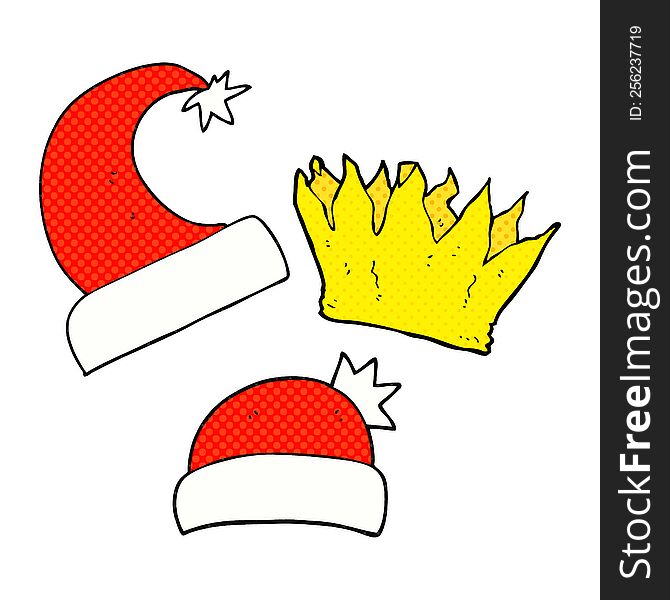 Cartoon Christmas Hats