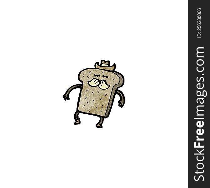 Bread Cartoon Character