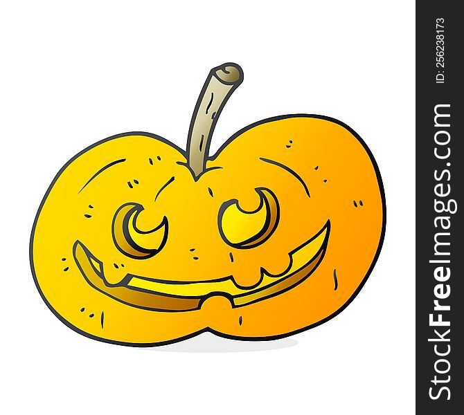 cartoon halloween pumpkin