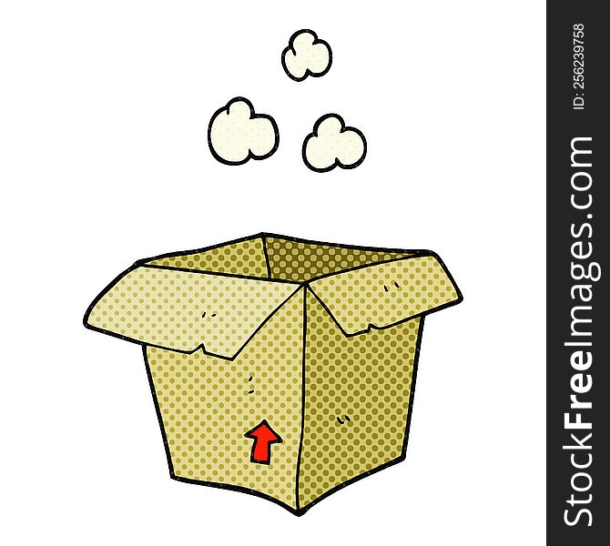 cartoon empty box