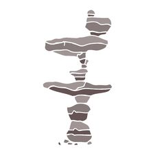 Cartoon Doodle Boulders Stock Photos Cartoon Doodle Boulders Stock Photos