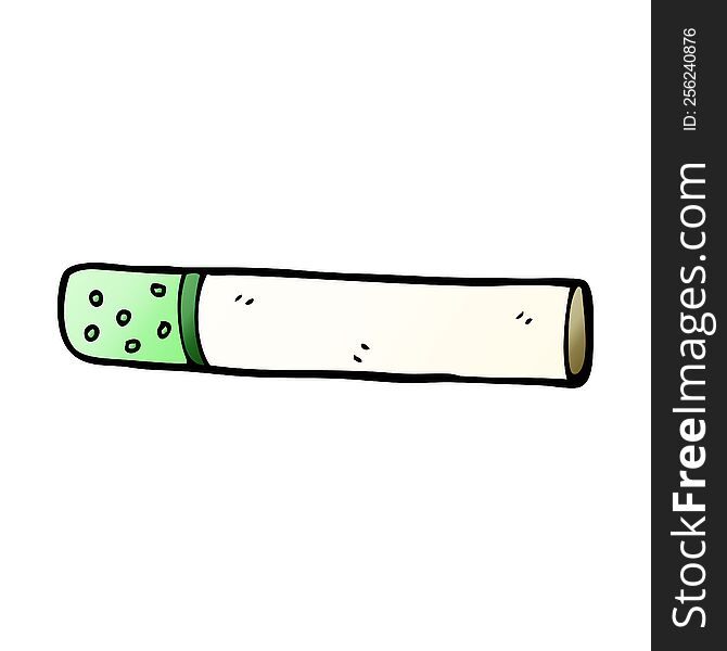 cartoon doodle cigarette