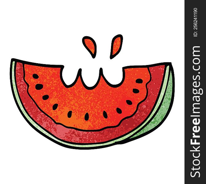 Cartoon Doodle Watermelon