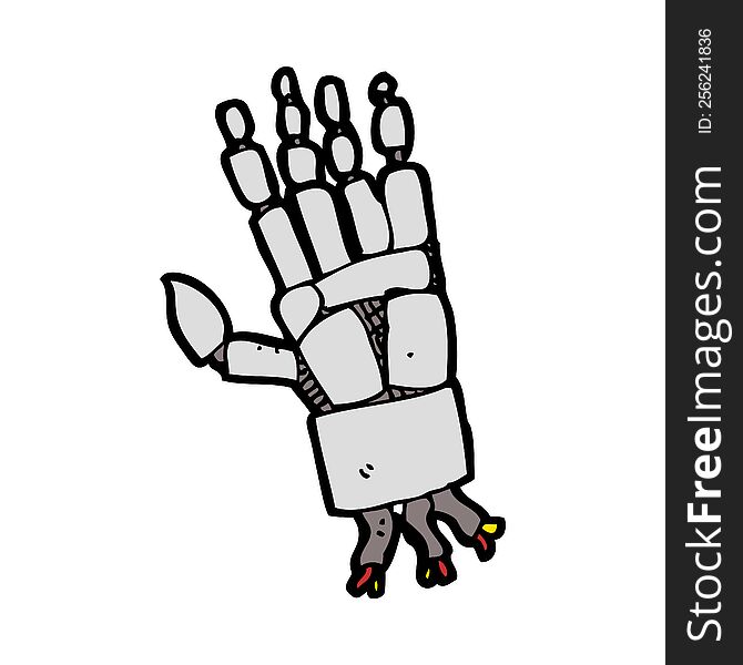 Cartoon Robot Hand