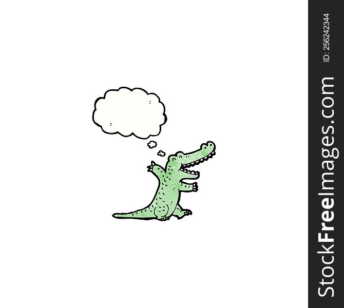 friendly alligator cartoon