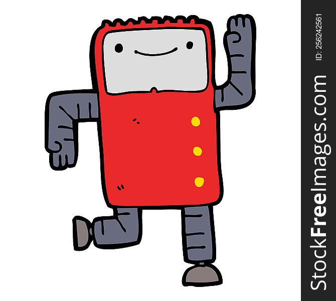 cartoon robot