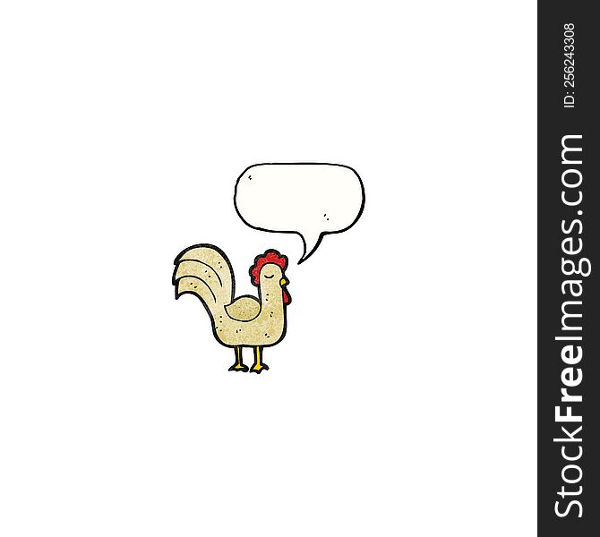 clucking chicken cartoon