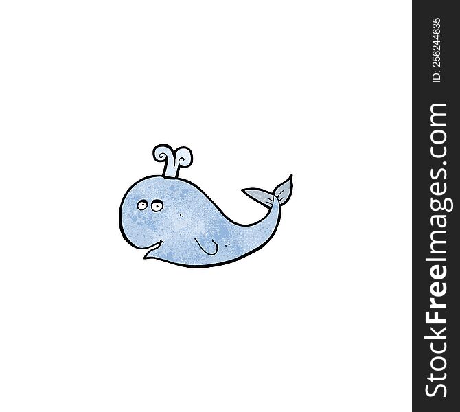 cartoon whale