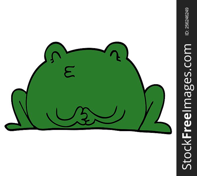 cute cartoon frog