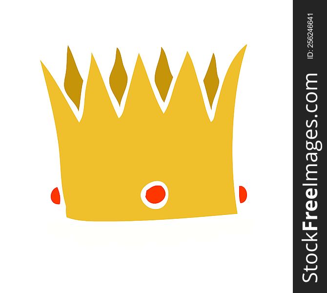 Cartoon Doodle Royal Crown