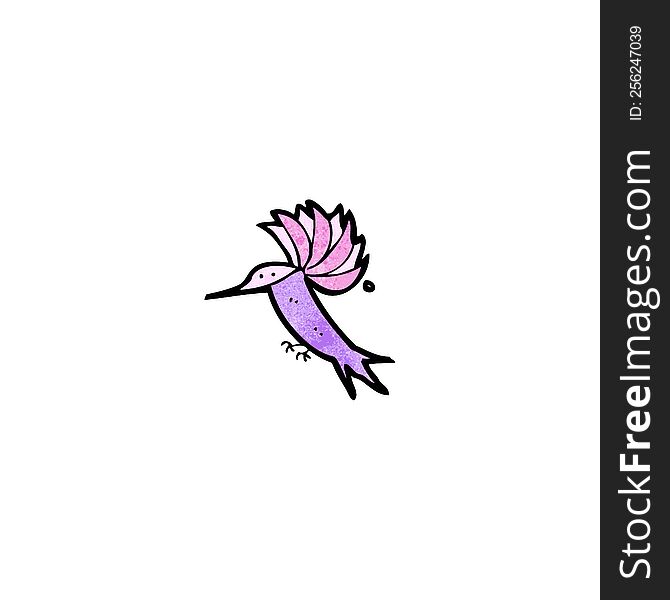 cartoon hummingbird