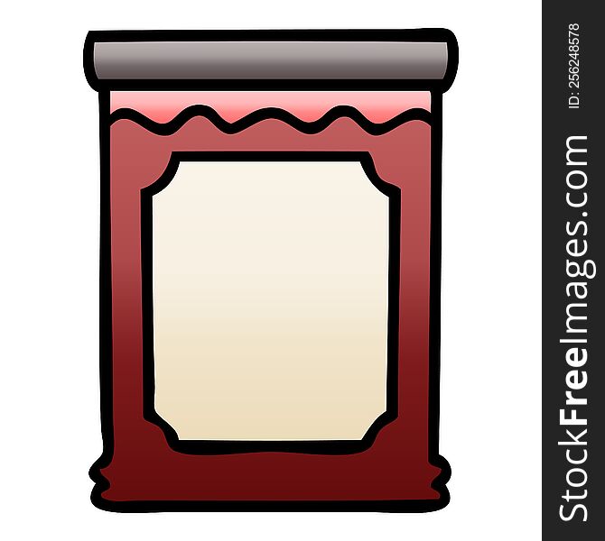 gradient shaded quirky cartoon blueberry jam. gradient shaded quirky cartoon blueberry jam
