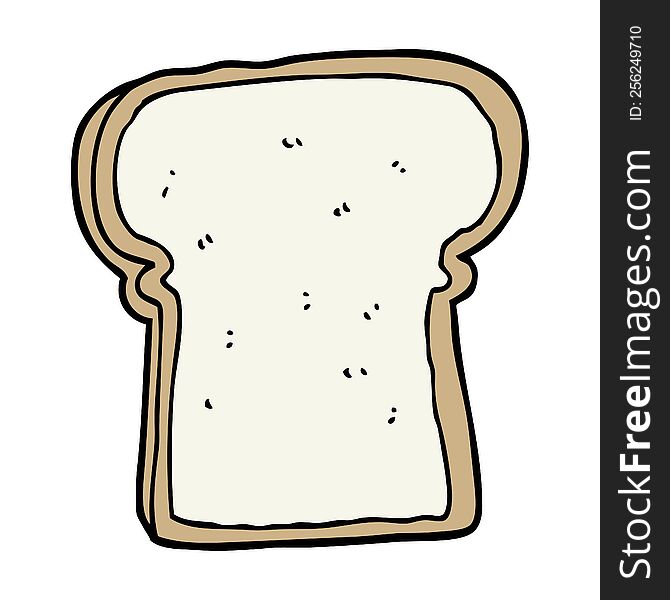 cartoon slice of bread