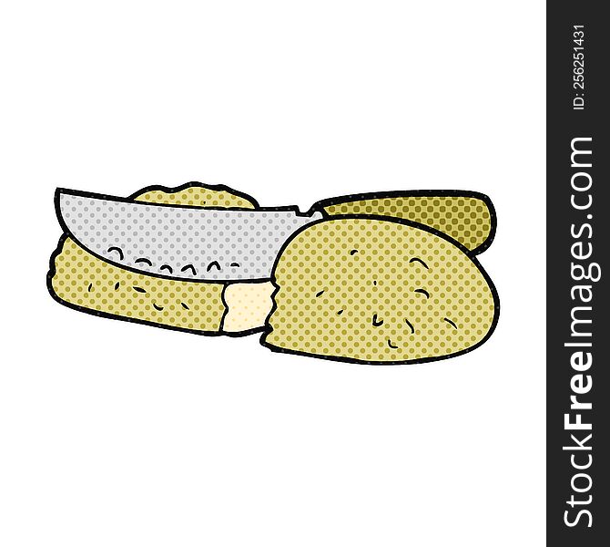 Cartoon Slicing Bread