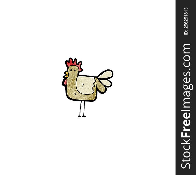 funny cartoon chicken