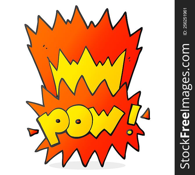 Cartoon Pow Symbol