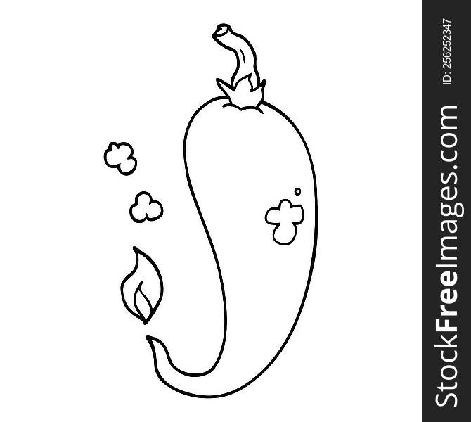 cartoon chili pepper