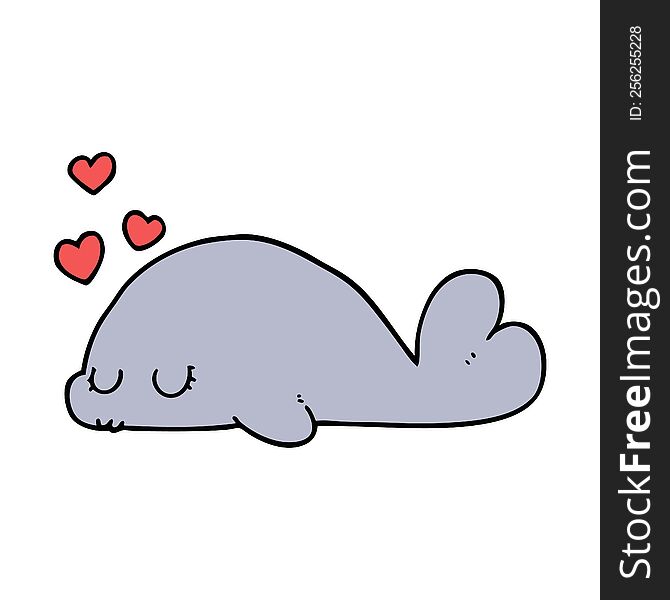 Cute Cartoon Dolphin