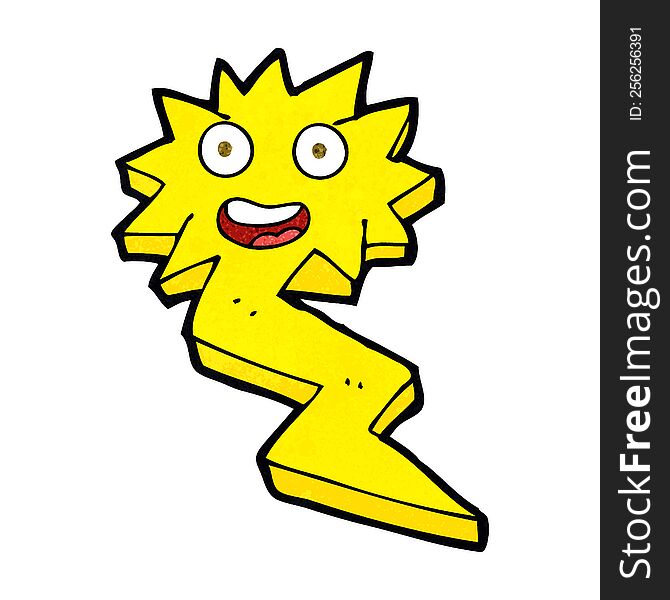 Cartoon Electric Lightning Bolt