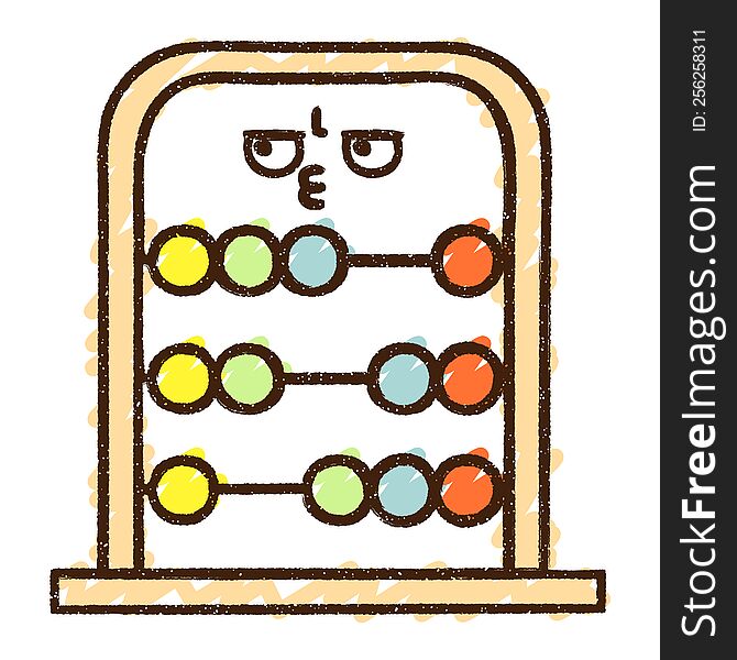 Abacus Chalk Drawing