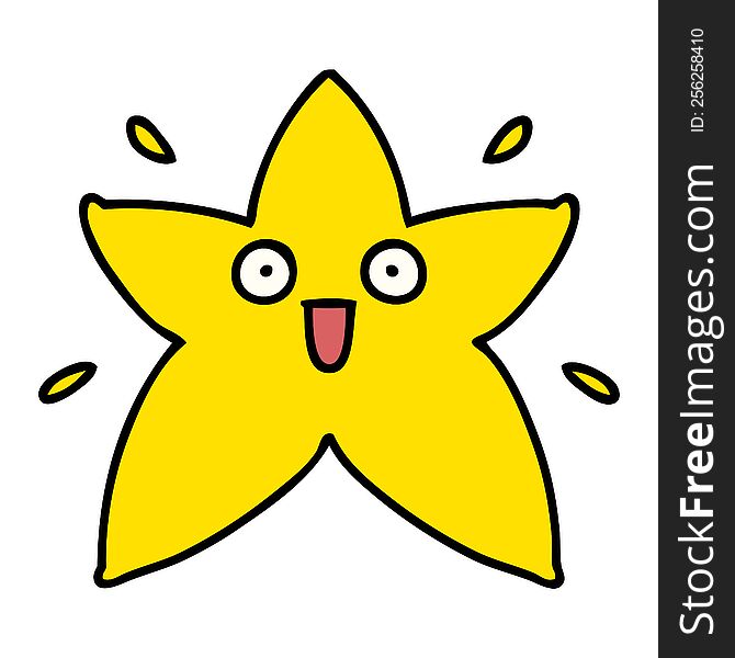 cartoon of a happy star shining so super hard. cartoon of a happy star shining so super hard