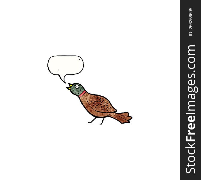 cartoon pheasant