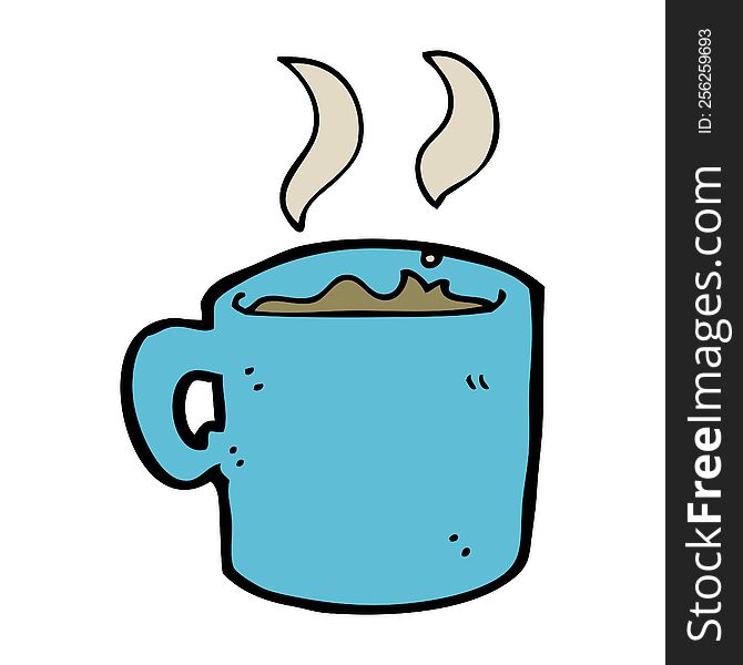cartoon mug of coffee