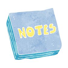 Cartoon Notes Pad Royalty Free Stock Photography