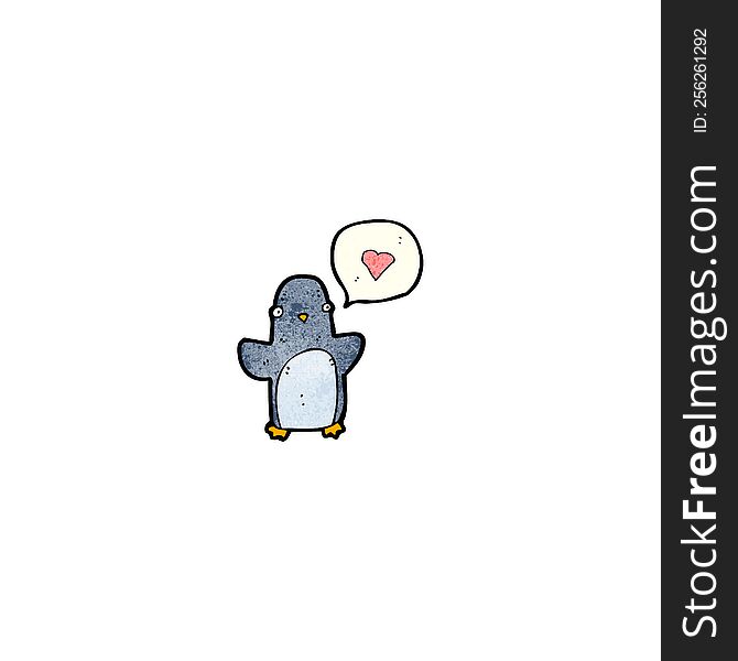 cartoon funny penguin