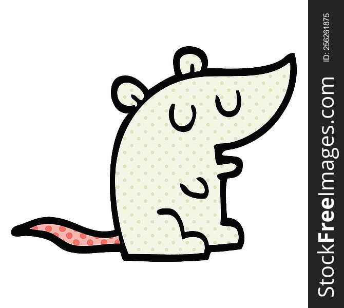 comic book style cartoon mouse
