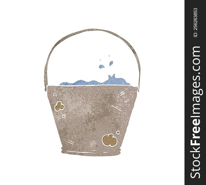 Retro Cartoon Bucket