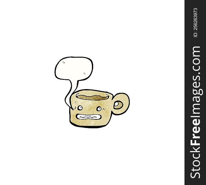 anxious coffee mug cartoon