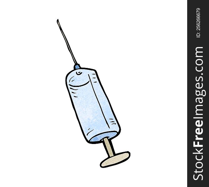 cartoon syringe