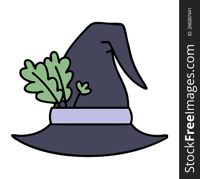spooky witch hat