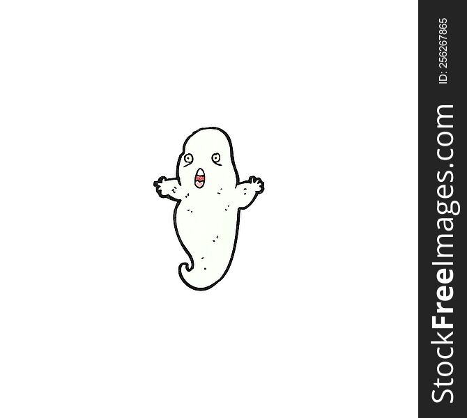 cartoon spooky ghost