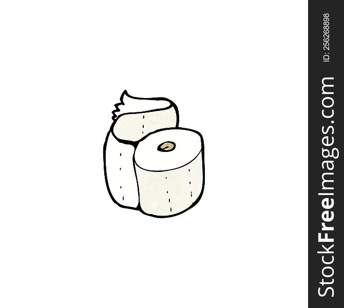 cartoon toilet roll