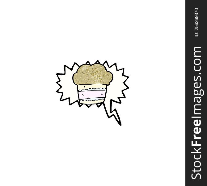 cartoon muffin symbol