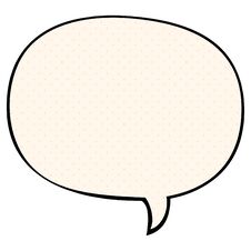 Cartoon Speech Bubble In Comic Book Style And Speech Bubble In Comic Book Style Royalty Free Stock Images