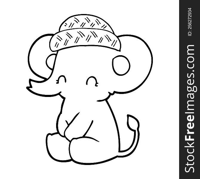 cartoon cute elephant