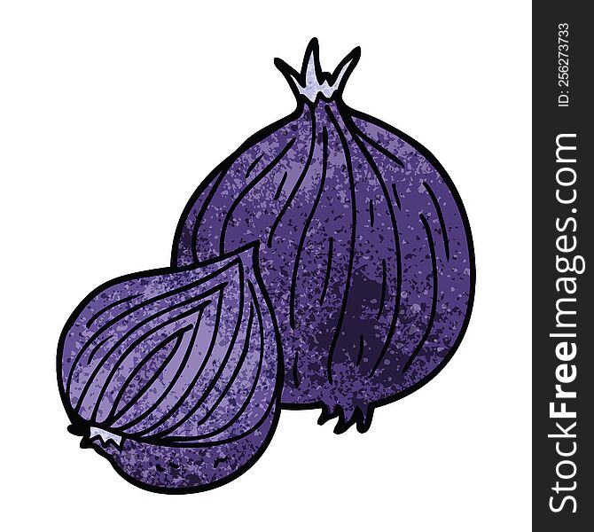 cartoon doodle onion